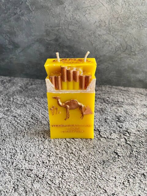 Свеча " Пачка сигарет Camel "